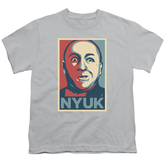 THREE STOOGES : NYUK S\S YOUTH 18\1 SILVER XL