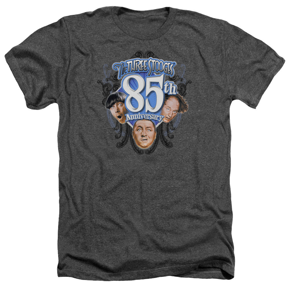 THREE STOOGES : 85TH ANNIVERSARY 2 ADULT HEATHER CHARCOAL 3X