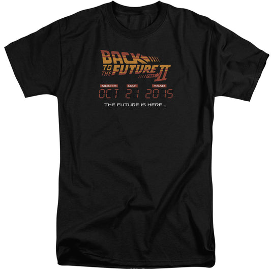 BACK TO THE FUTURE II : FUTURE IS HERE S\S ADULT TALL BLACK 2X