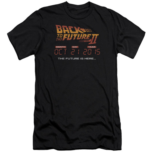 BACK TO THE FUTURE II : FUTURE IS HERE PREMIUM CANVAS ADULT SLIM FIT 30\1 BLACK SM