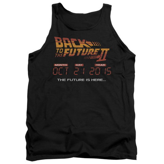 BACK TO THE FUTURE II : FUTURE IS HERE ADULT TANK Black 2X