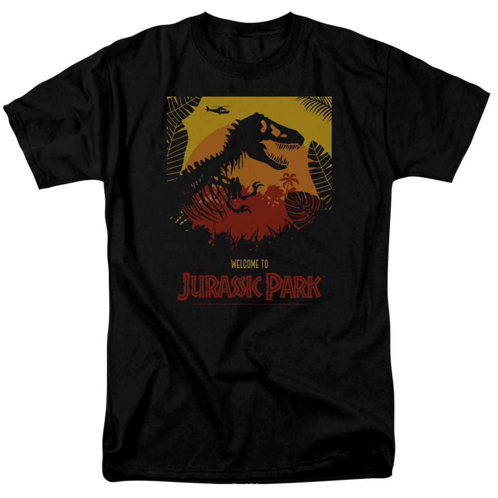 JURASSIC PARK : WELCOME TO JURASSIC PARK S\S ADULT 18\1 Black 2X