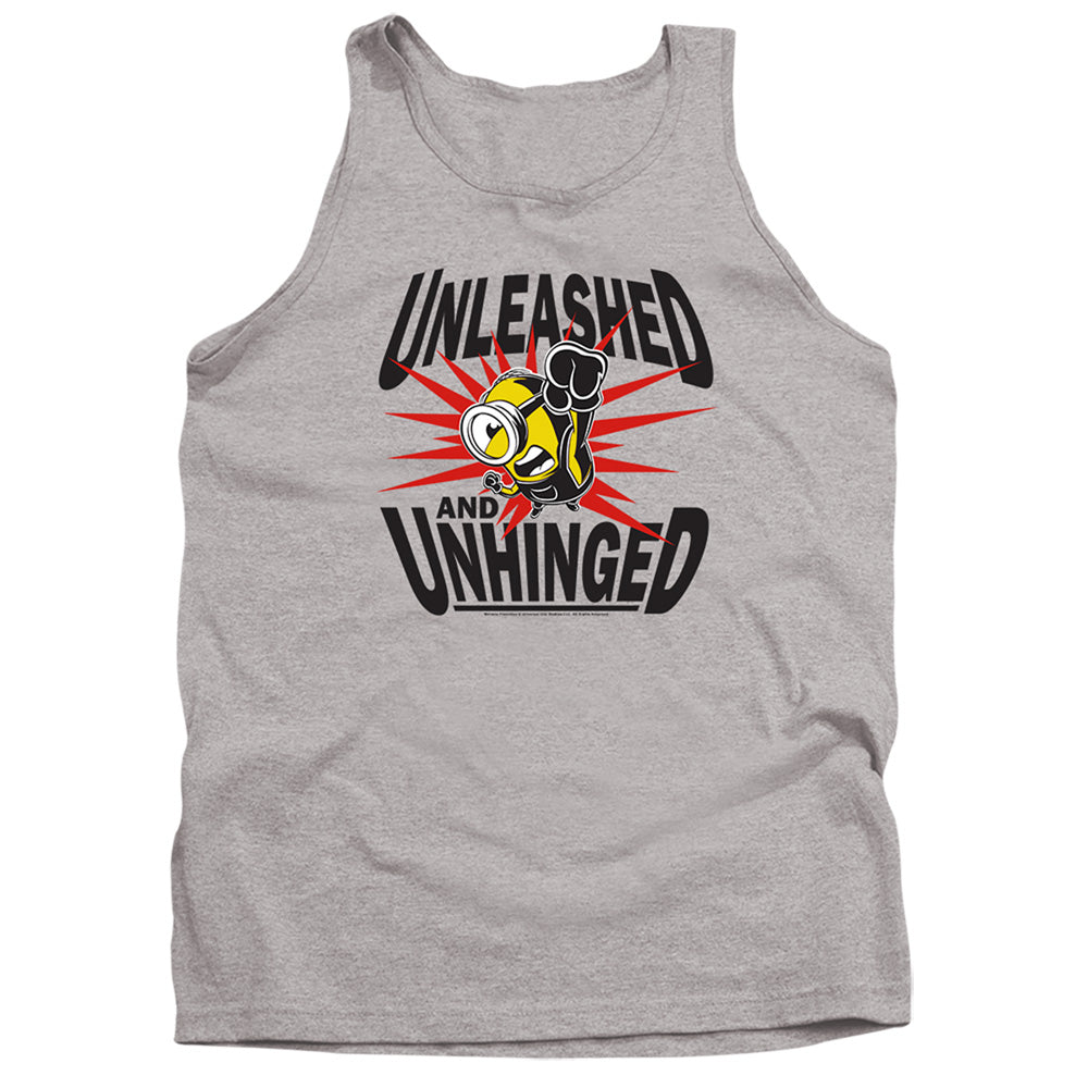 MINIONS : UNLEASHED AND UNHINGED ADULT TANK Athletic Heather SM