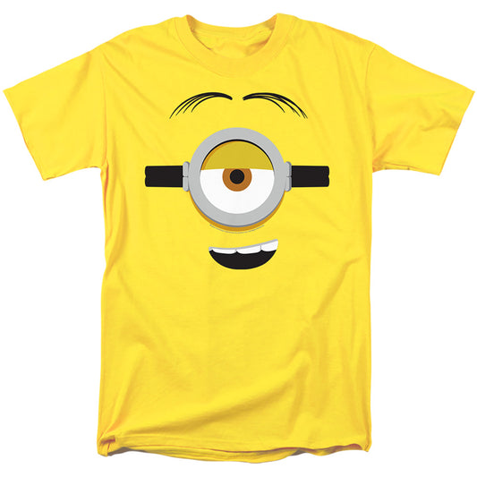 MINIONS : STUART FACE S\S ADULT 18\1 Yellow 2X