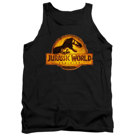 JURASSIC WORLD : RENDERED LOGO ADULT TANK Black 2X