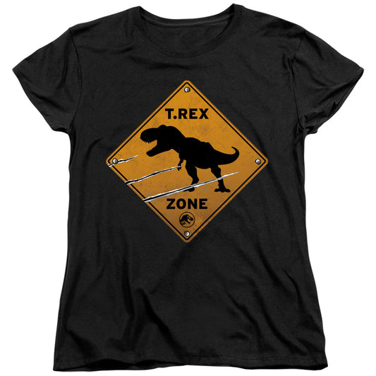 JURASSIC WORLD : TREX ZONE WOMENS SHORT SLEEVE Black SM