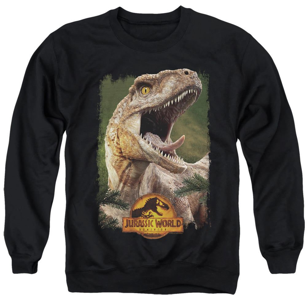 JURASSIC WORLD : RAPTOR BEAUTY SHOT ADULT CREW SWEAT Black 2X