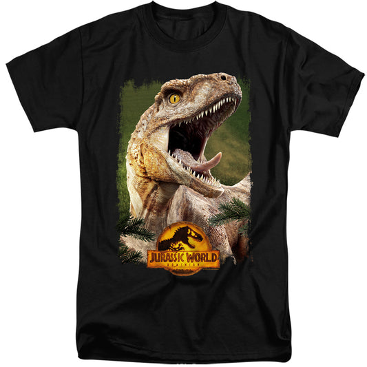 JURASSIC WORLD : RAPTOR BEAUTY SHOT ADULT TALL FIT SHORT SLEEVE Black 2X