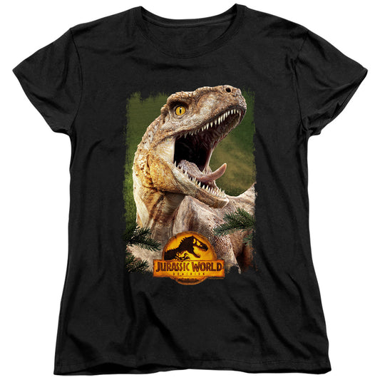 JURASSIC WORLD : RAPTOR BEAUTY SHOT WOMENS SHORT SLEEVE Black 2X