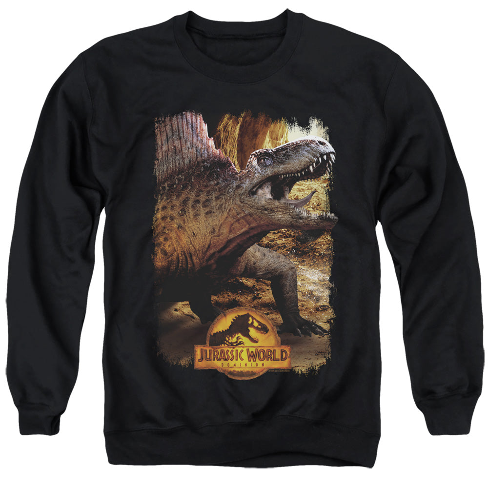 JURASSIC WORLD : DIMETRODON BEAUTY SHOT ADULT CREW SWEAT Black 3X