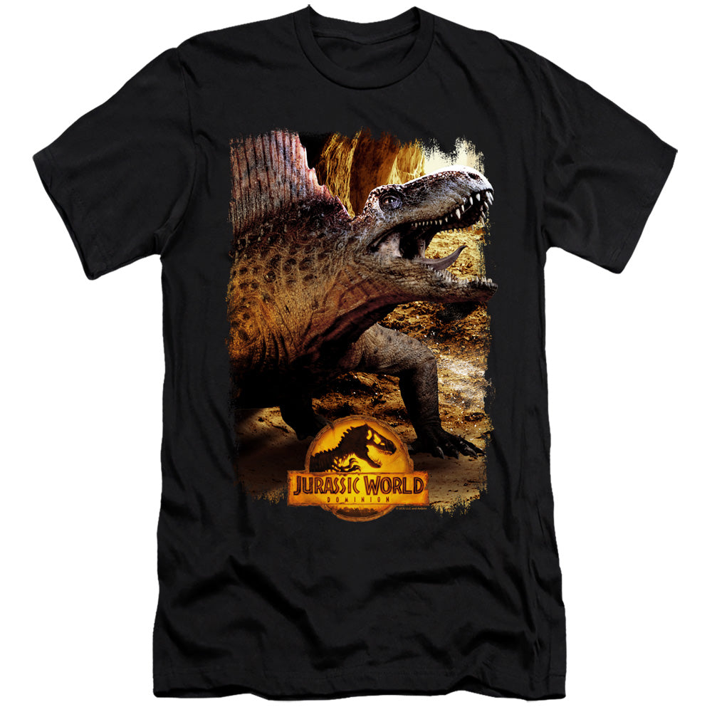 JURASSIC WORLD : DIMETRODON BEAUTY SHOT  PREMIUM CANVAS ADULT SLIM FIT 30\1 Black 2X