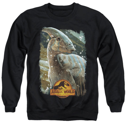 JURASSIC WORLD : PARASAUROLOPHUS BEAUTY SHOT ADULT CREW SWEAT Black 2X