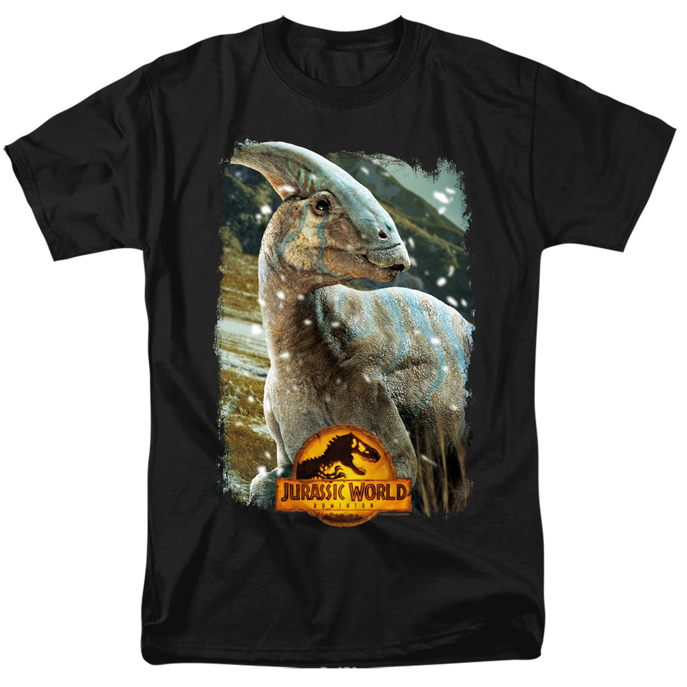 JURASSIC WORLD : PARASAUROLOPHUS BEAUTY SHOT S\S ADULT 18\1 Black XL