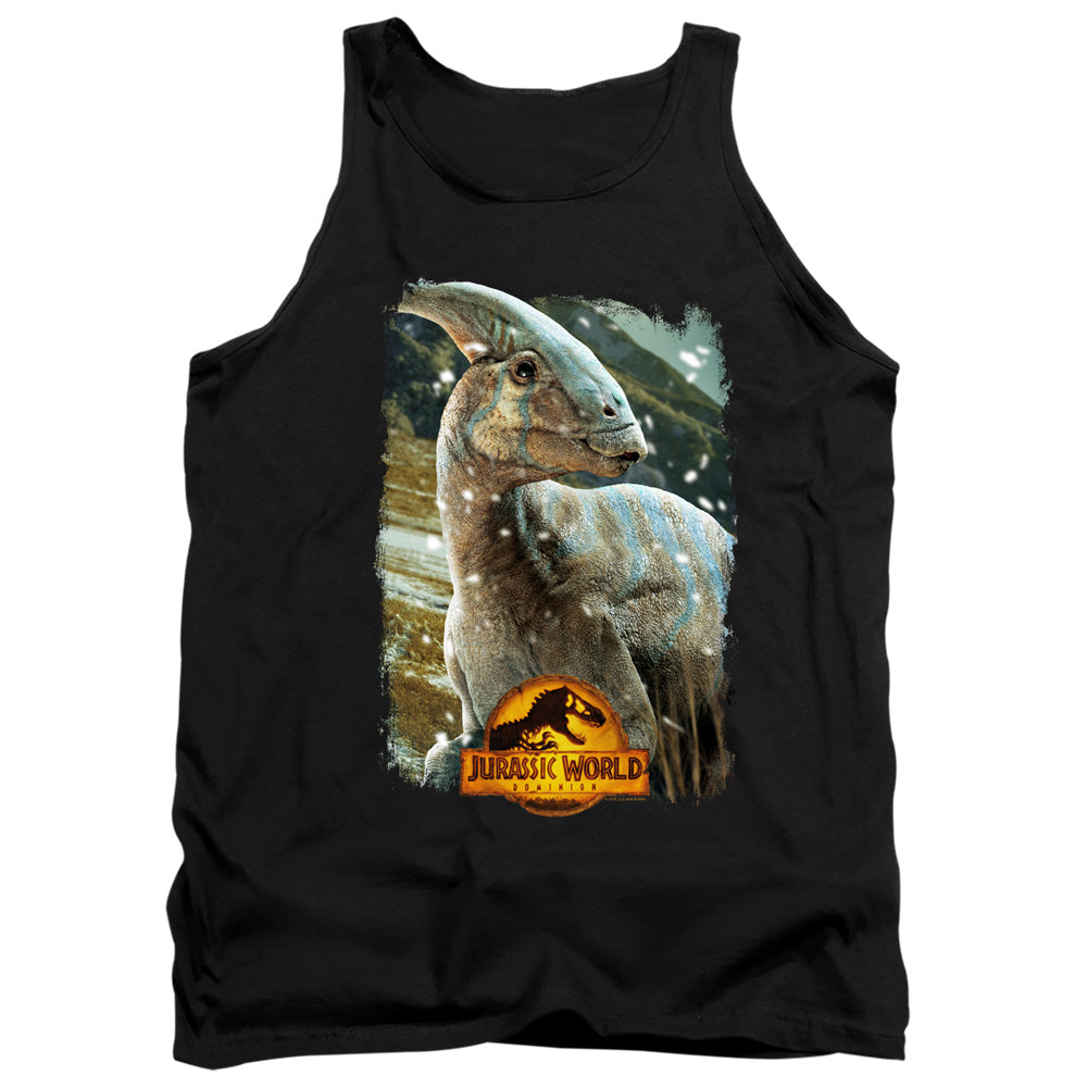 JURASSIC WORLD : PARASAUROLOPHUS BEAUTY SHOT ADULT TANK Black 2X