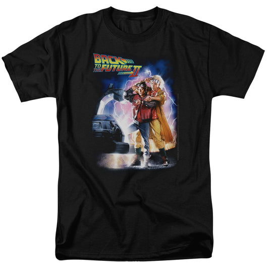 BACK TO THE FUTURE II : POSTER S\S ADULT 18\1 BLACK 2X