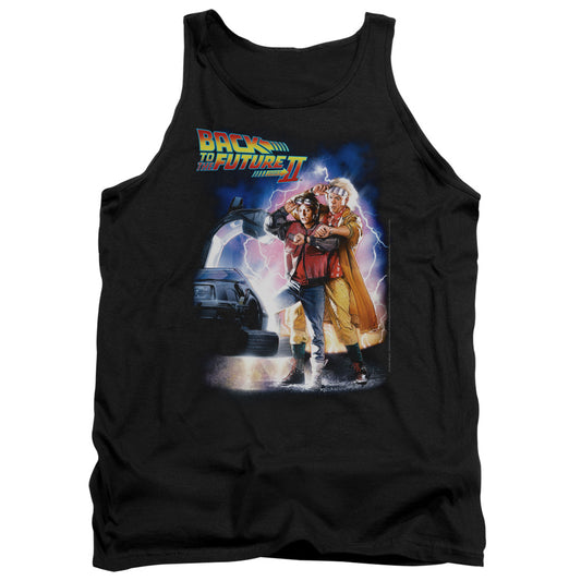 BACK TO THE FUTURE II : POSTER ADULT TANK BLACK SM