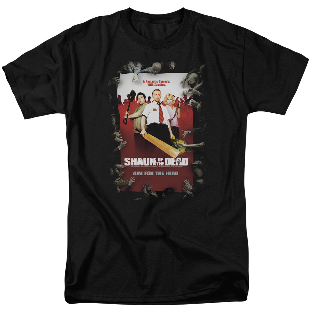 SHAUN OF THE DEAD : POSTER S\S ADULT 18\1 BLACK 3X