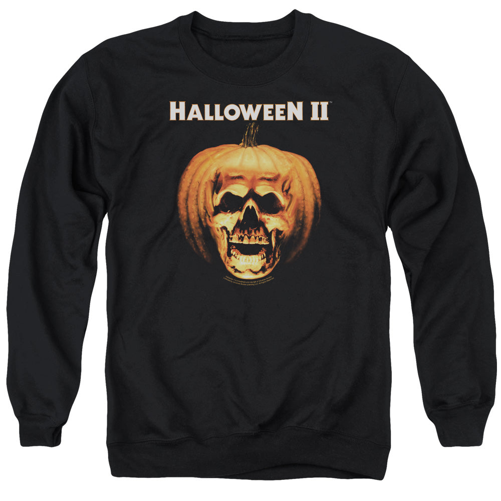 HALLOWEEN II : PUMPKIN SHELL ADULT CREW SWEAT BLACK 2X