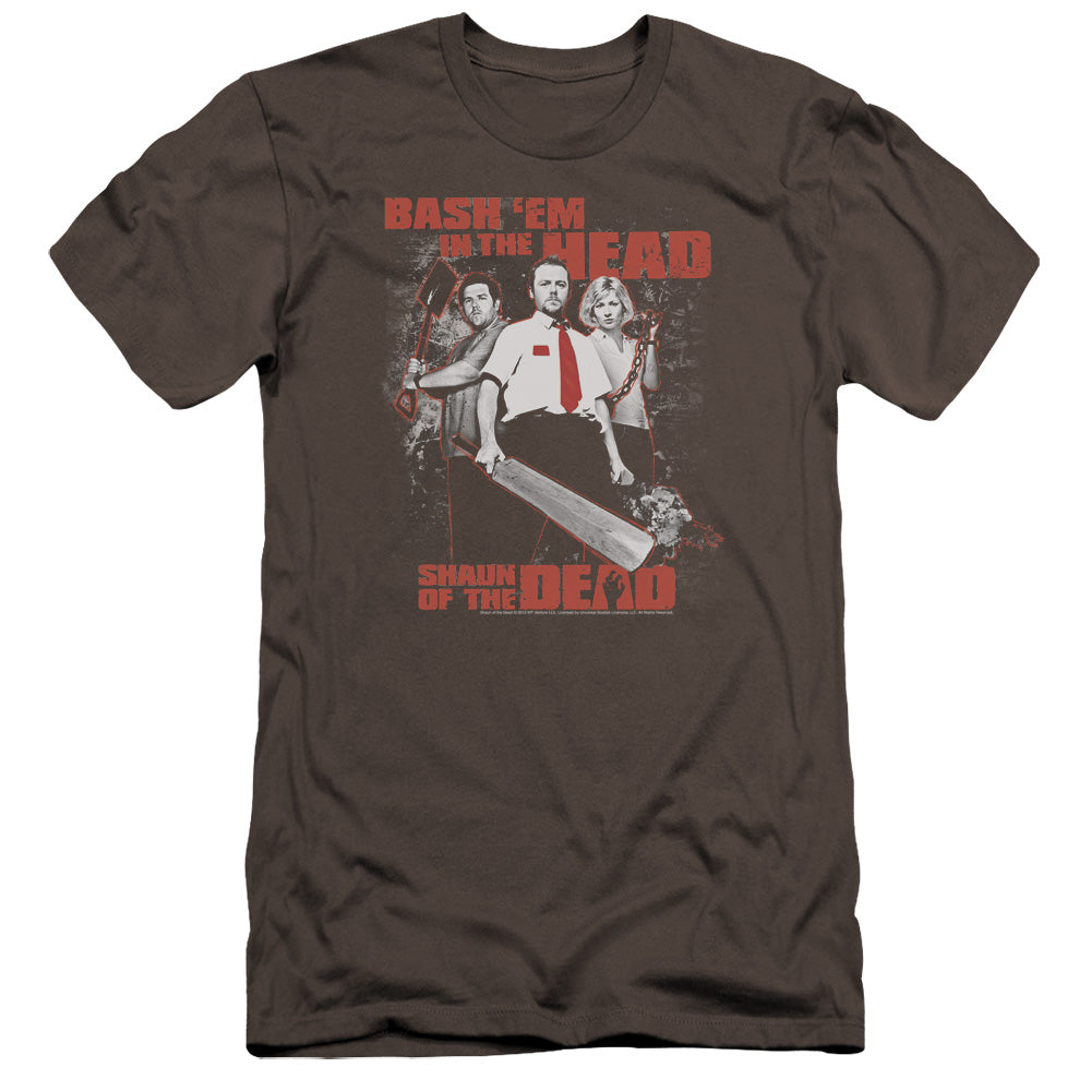 SHAUN OF THE DEAD : BASH EM PREMIUM CANVAS ADULT SLIM FIT 30\1 CHARCOAL LG