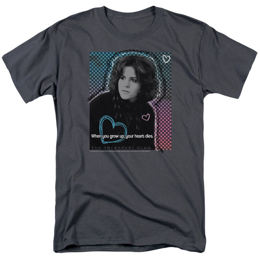 BREAKFAST CLUB : HEART DIES S\S ADULT 18\1 CHARCOAL XL