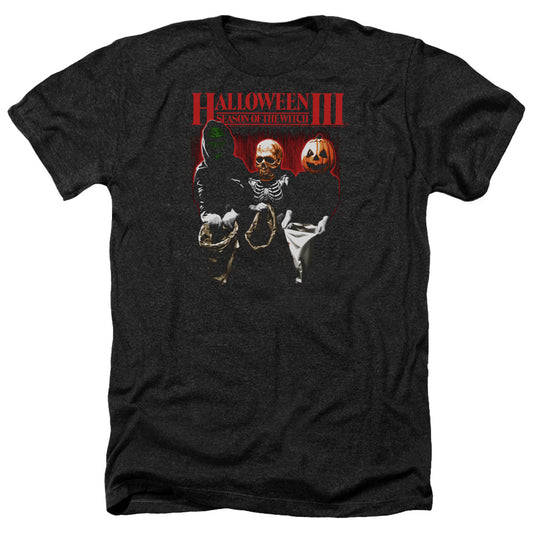 HALLOWEEN III : TRICK OR TREAT ADULT HEATHER BLACK XL