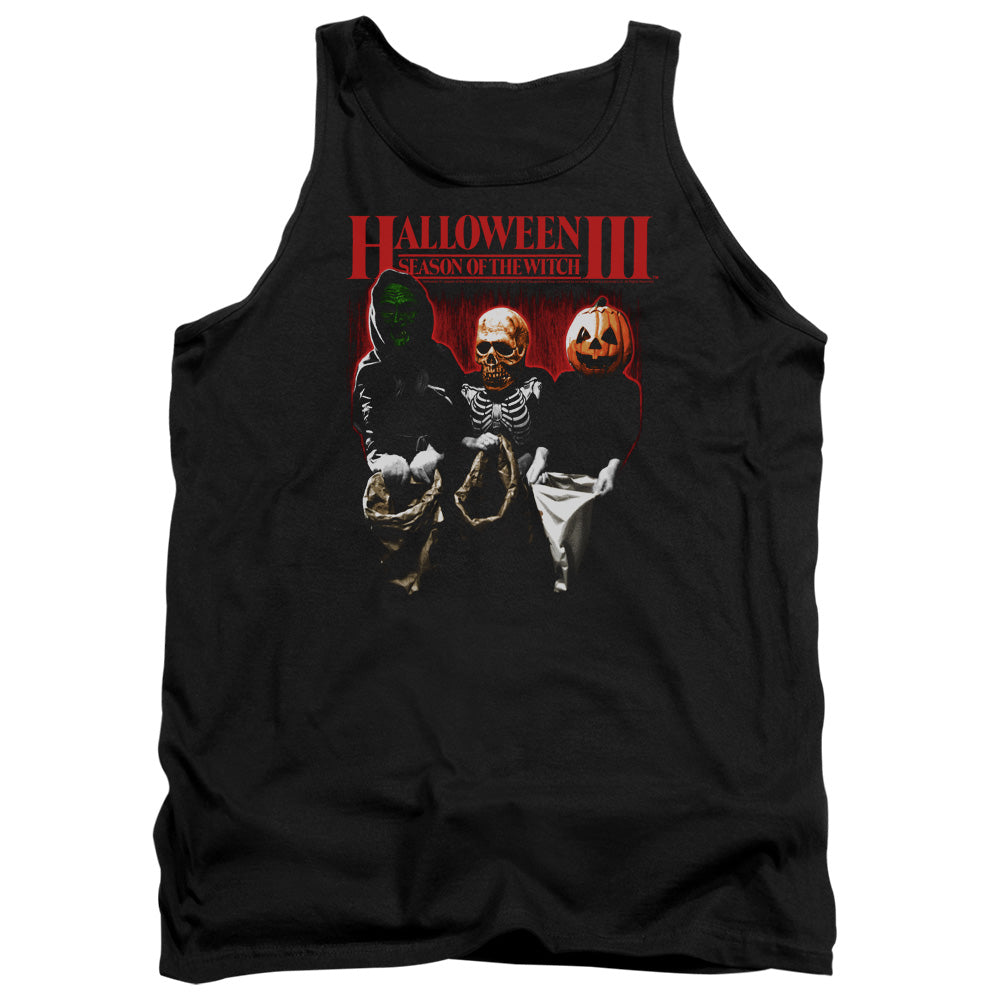 HALLOWEEN III : TRICK OR TREAT ADULT TANK BLACK 2X