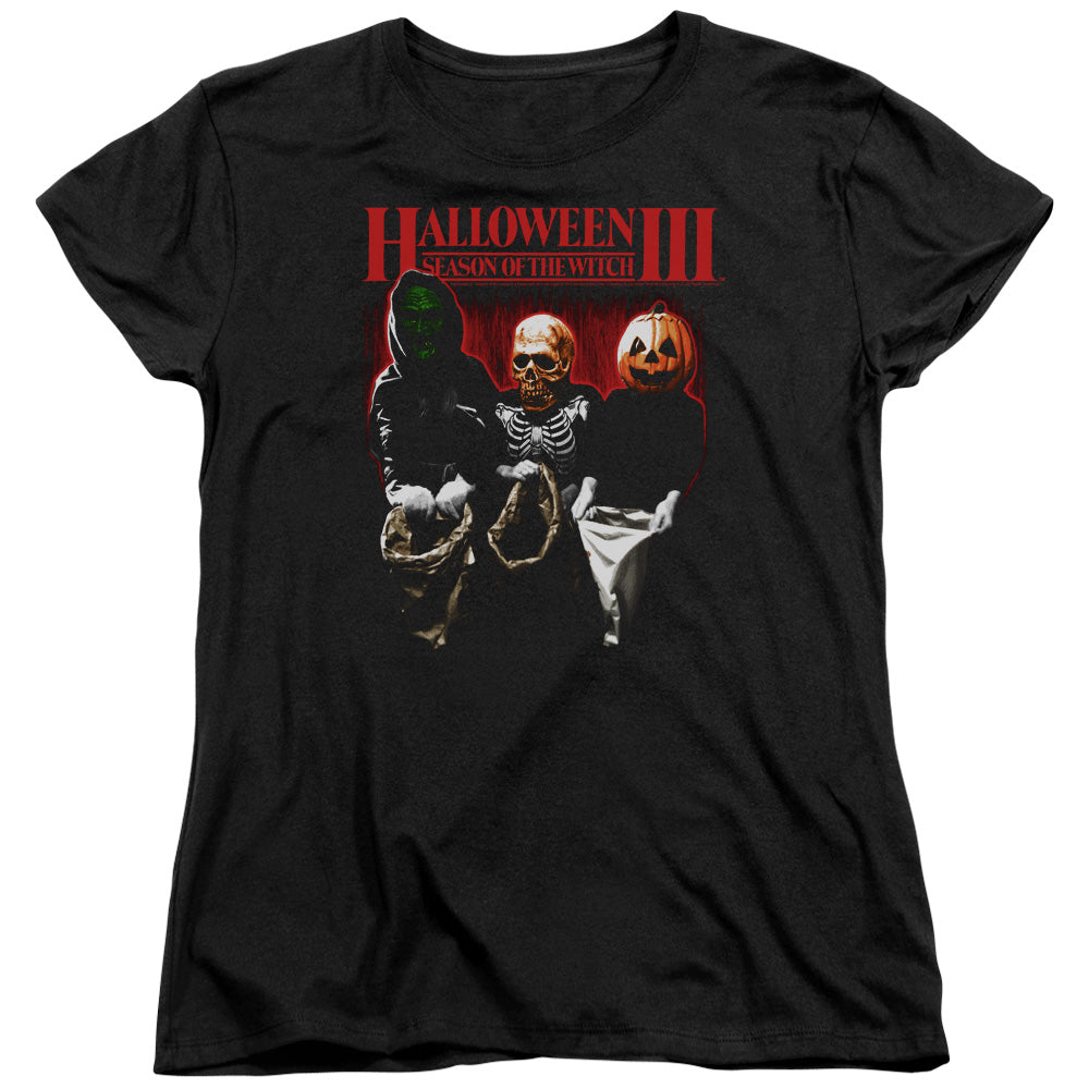 HALLOWEEN III : TRICK OR TREAT S\S WOMENS TEE BLACK 2X