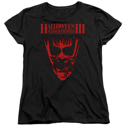 HALLOWEEN III : TITLE S\S WOMENS TEE BLACK 2X