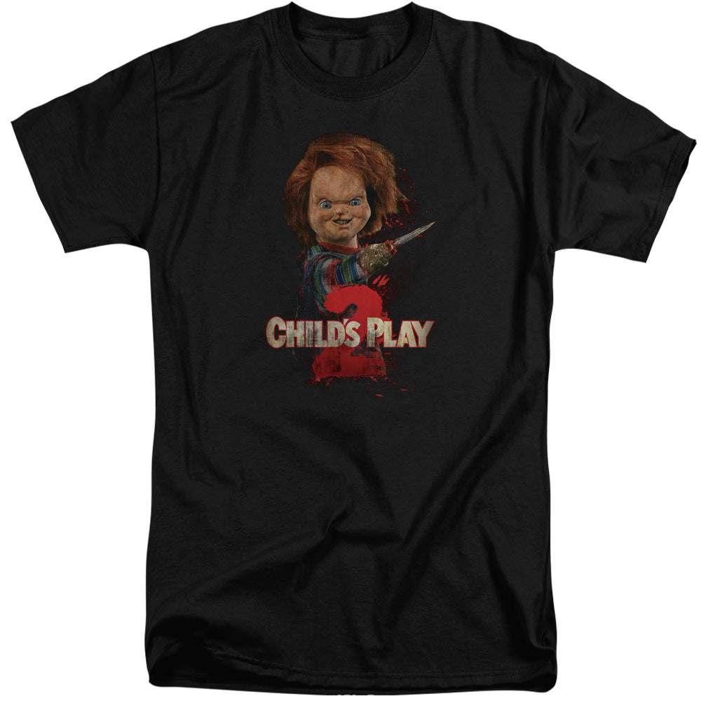 CHILD'S PLAY 2 : HERE'S CHUCKY S\S ADULT TALL BLACK 2X