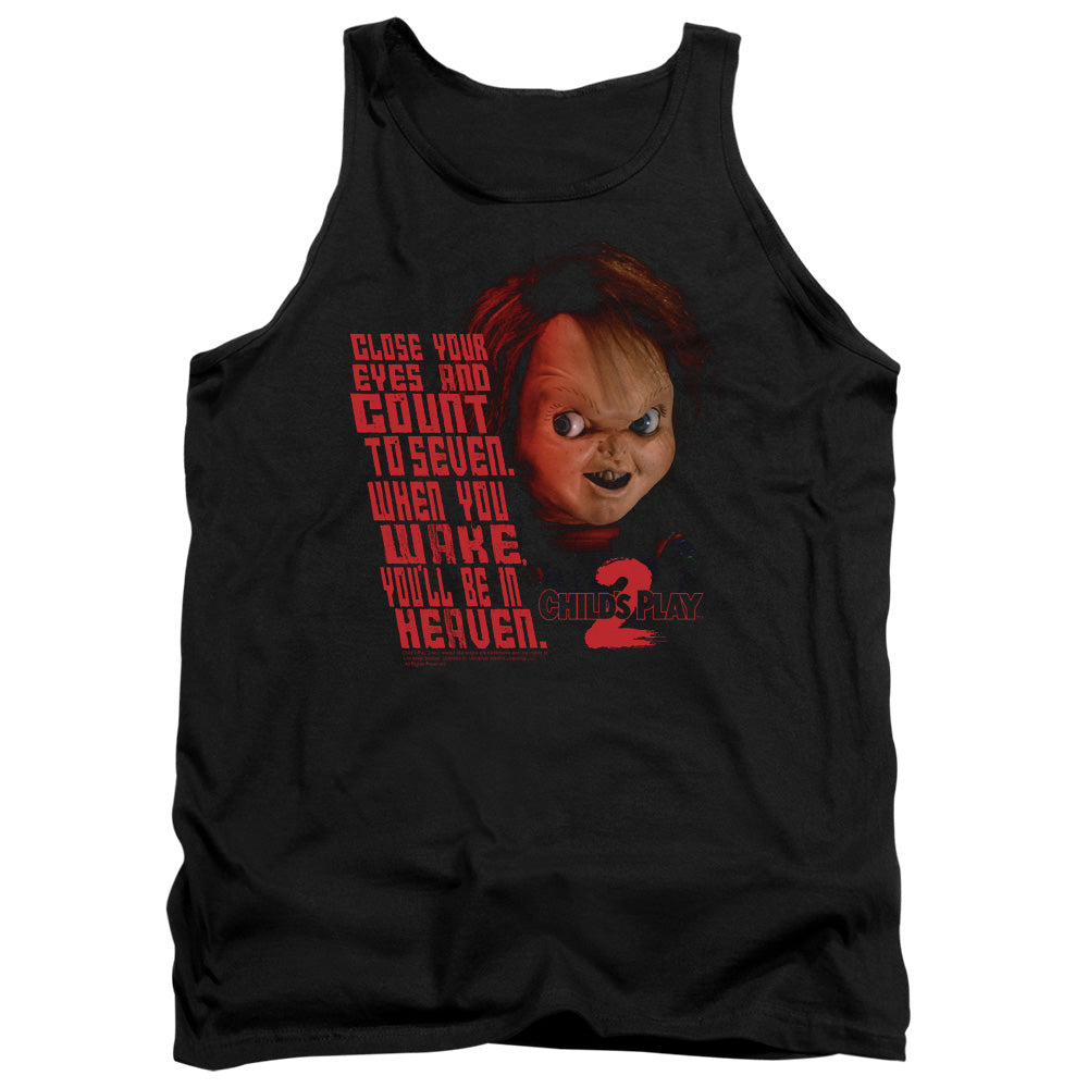 CHILD'S PLAY 2 : IN HEAVEN ADULT TANK BLACK SM