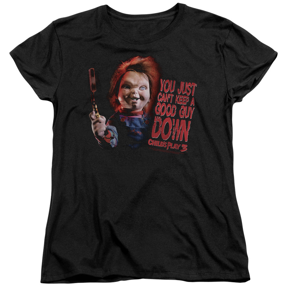 CHILD'S PLAY 3 : GOOD GUY S\S WOMENS TEE BLACK MD