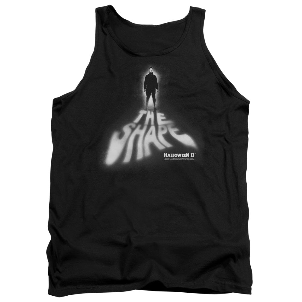 HALLOWEEN II : THE SHAPE ADULT TANK BLACK 2X