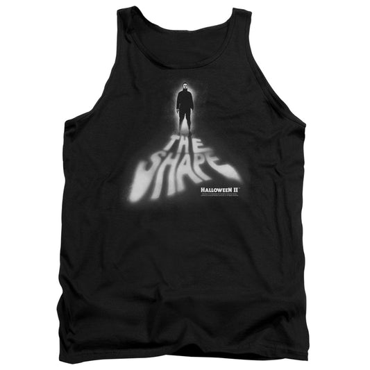 HALLOWEEN II : THE SHAPE ADULT TANK BLACK 2X