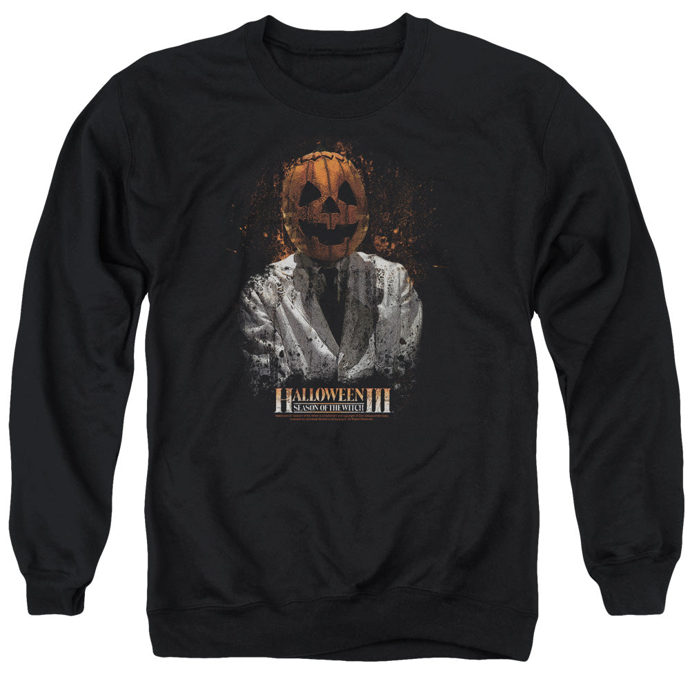 HALLOWEEN III : H3 SCIENTIST ADULT CREW NECK SWEATSHIRT BLACK 2X