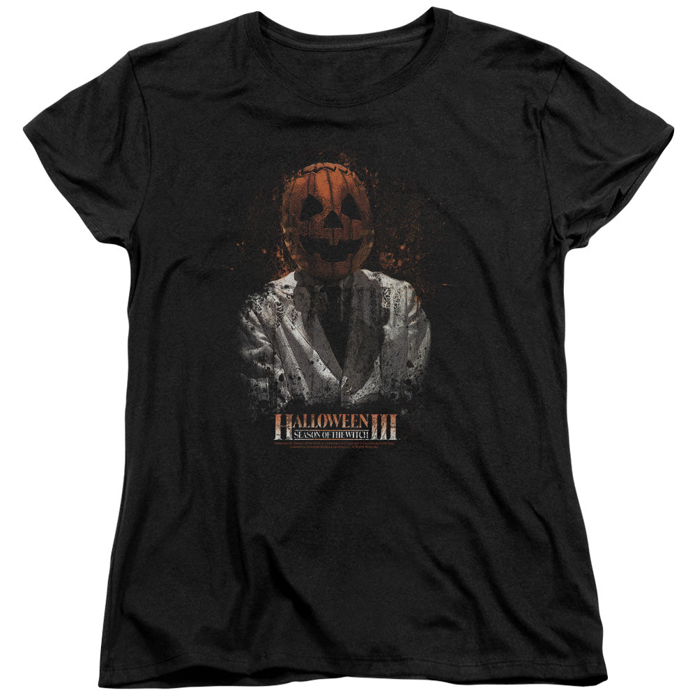 HALLOWEEN III : H3 SCIENTIST S\S WOMENS TEE BLACK MD