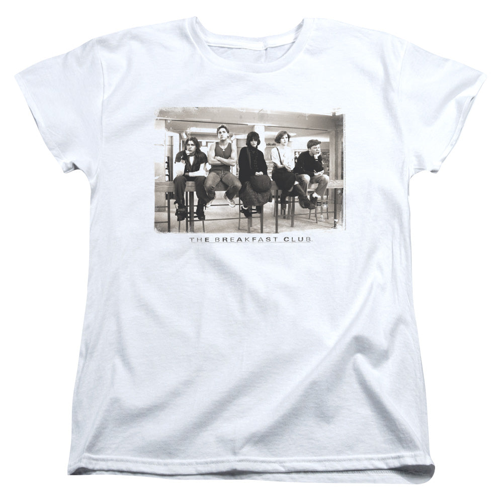 BREAKFAST CLUB : MUGS S\S WOMENS TEE WHITE 2X