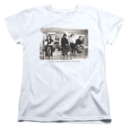 BREAKFAST CLUB : MUGS S\S WOMENS TEE WHITE MD