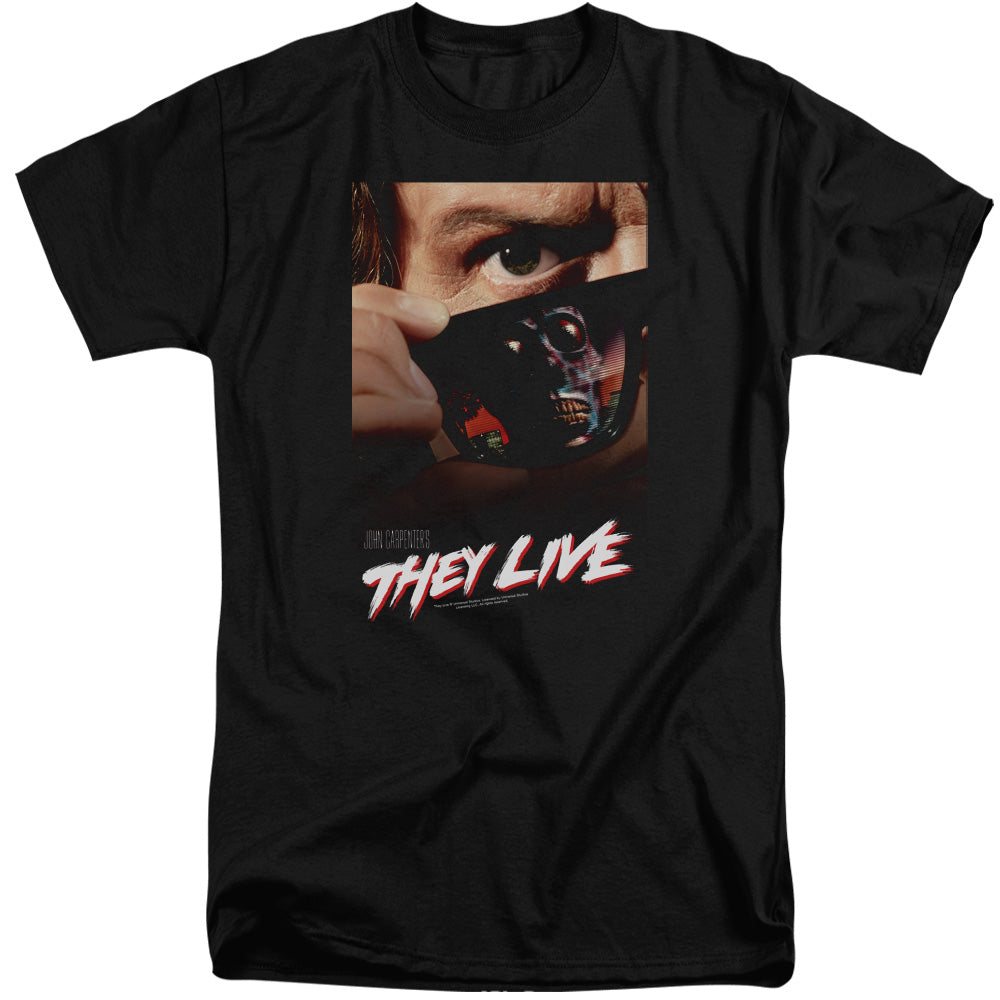 THEY LIVE : POSTER S\S ADULT TALL BLACK 2X