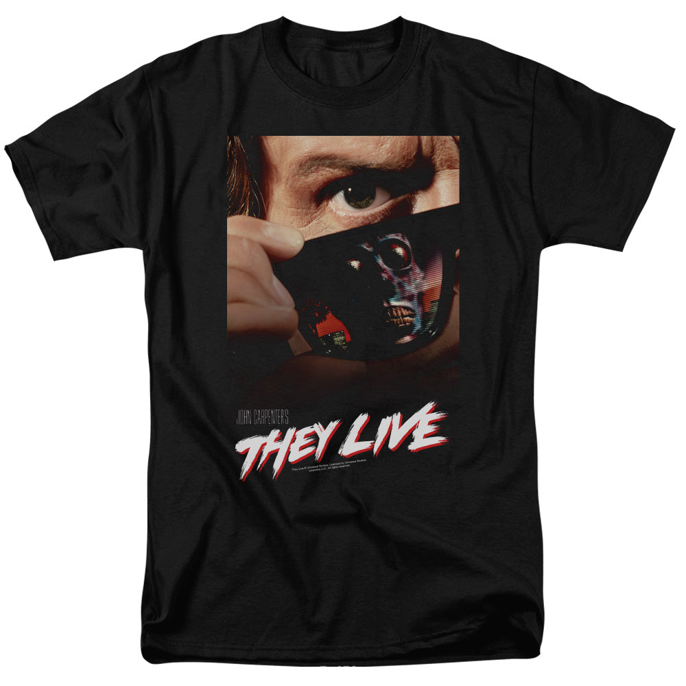 THEY LIVE : POSTER S\S ADULT 18\1 BLACK XL