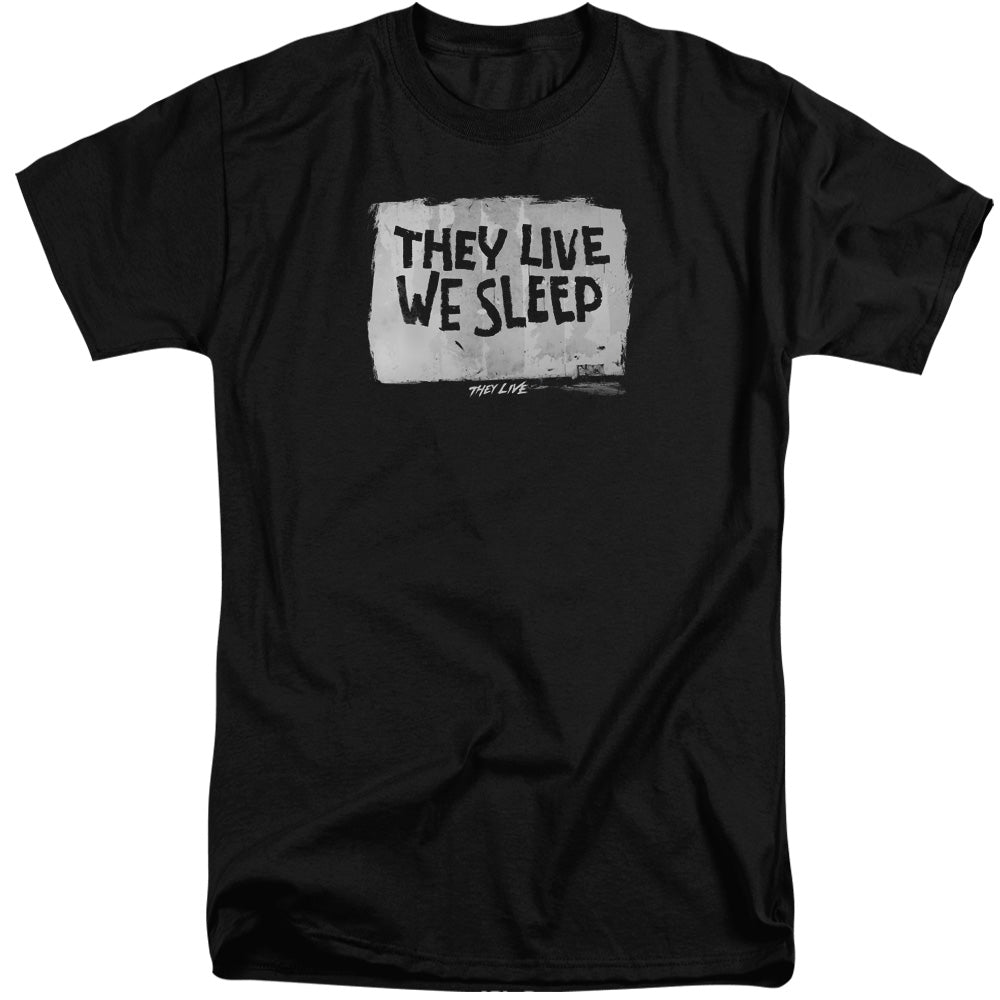 THEY LIVE : WE SLEEP S\S ADULT TALL BLACK 2X