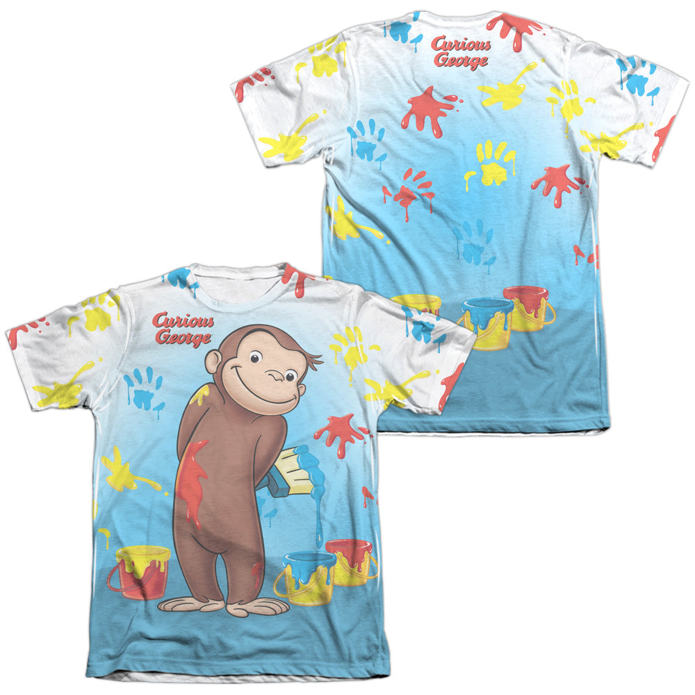 CURIOUS GEORGE PAINT ALL OVER (FRONT BACK PRINT)