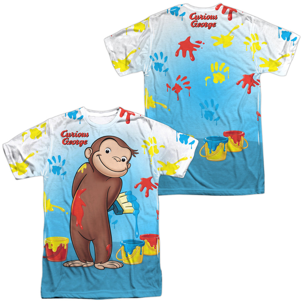 CURIOUS GEORGE PAINT ALL OVER (FRONT BACK PRINT)