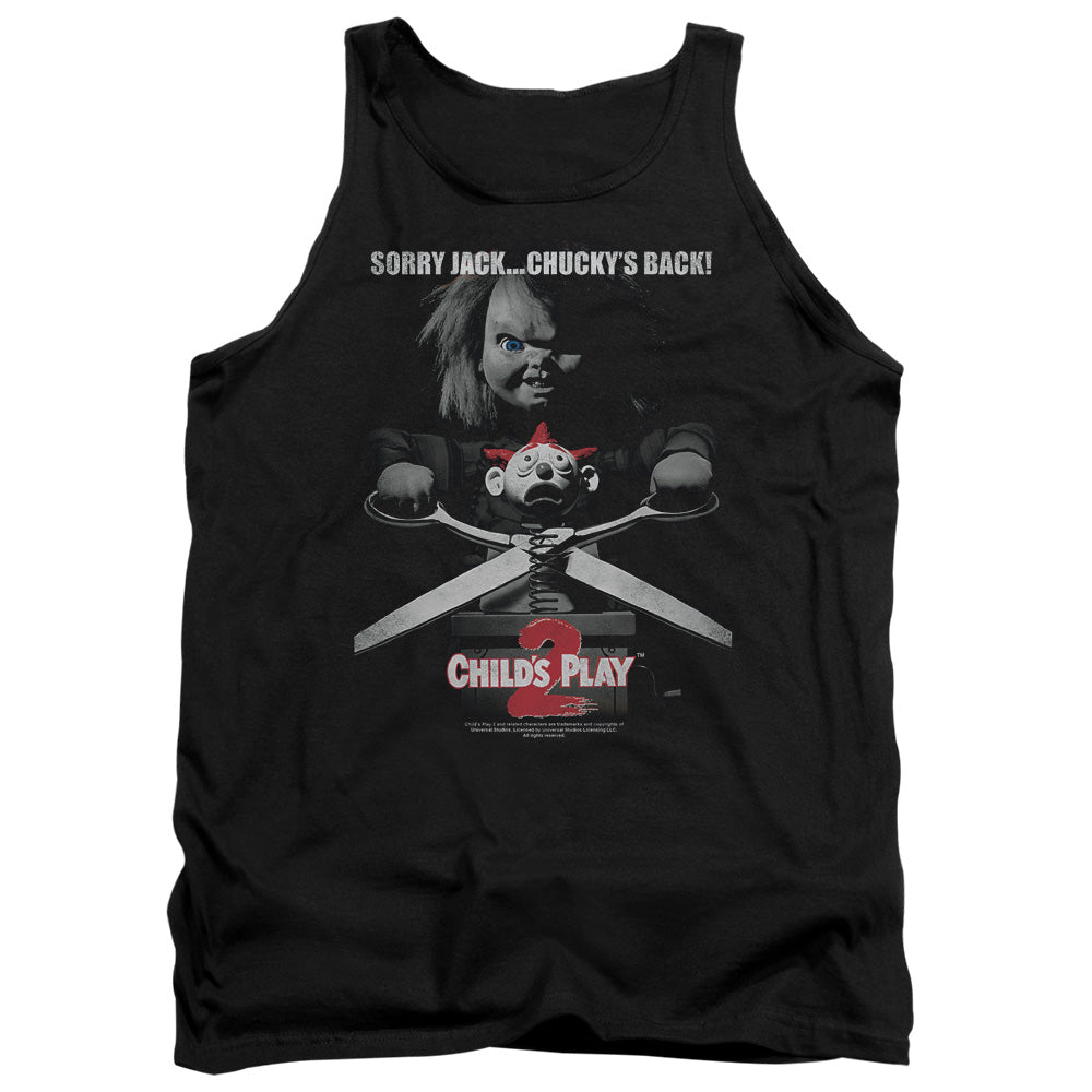 CHILD'S PLAY 2 : JACK POSTER ADULT TANK Black LG