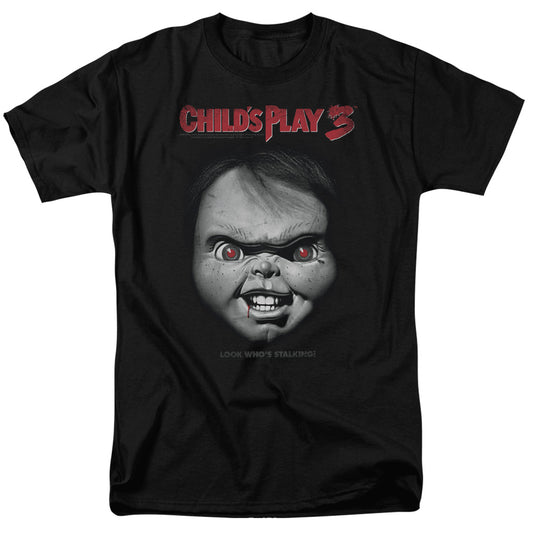 CHILD'S PLAY 3 : FACE POSTER S\S ADULT 18\1 Black XL