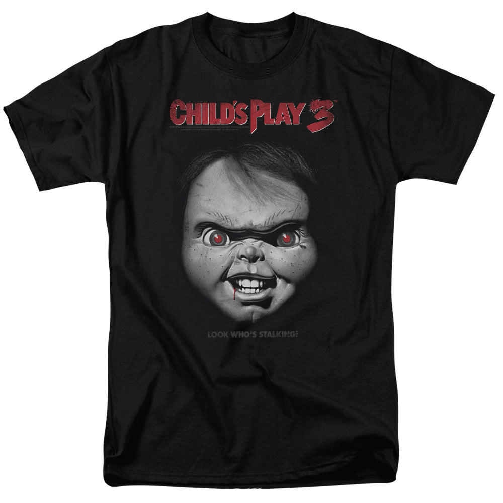 CHILD'S PLAY 3 : FACE POSTER S\S ADULT 18\1 Black SM