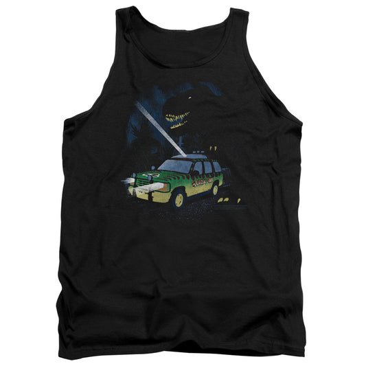 JURASSIC PARK : TURN IT OFF ADULT TANK Black 2X