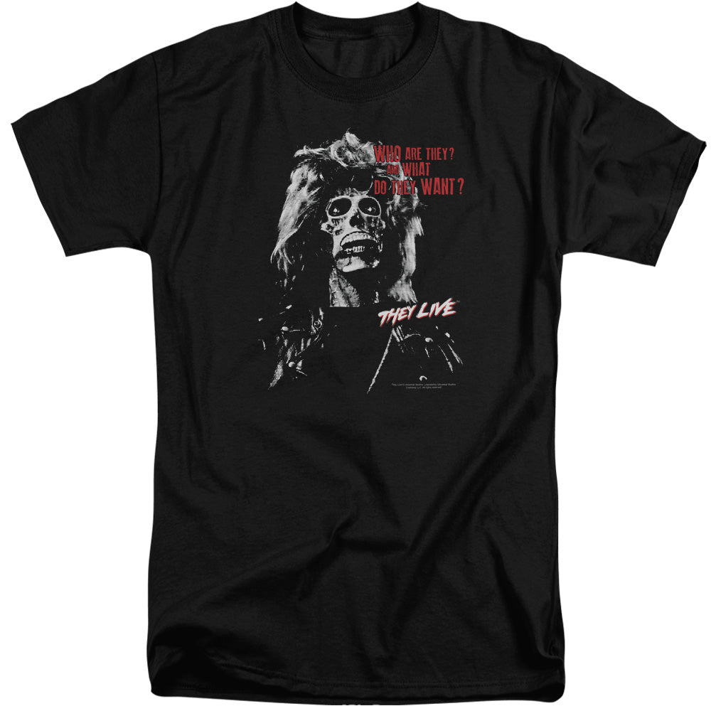 THEY LIVE : THEY WANT S\S ADULT TALL BLACK 2X