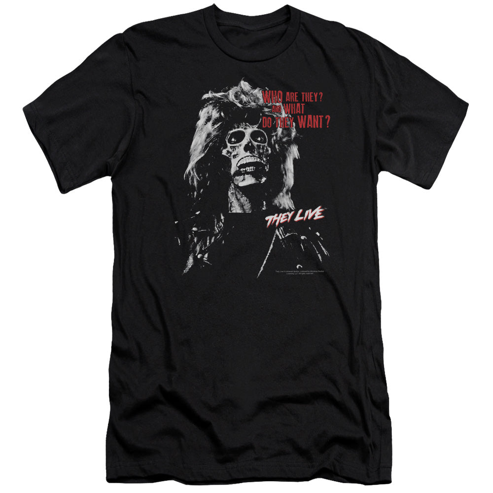 THEY LIVE : THEY WANT PREMIUM CANVAS ADULT SLIM FIT 30\1 BLACK XL