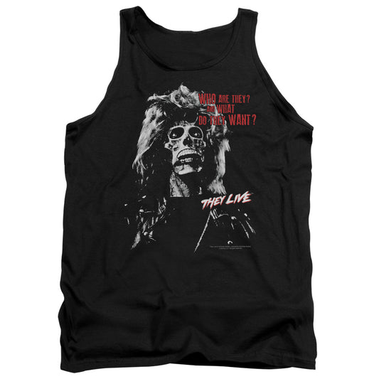 THEY LIVE : THEY WANT ADULT TANK Black 2X