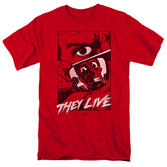 THEY LIVE : GRAPHIC POSTER S\S ADULT 18\1 Red 2X